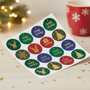 Hoja de etiquetas rectangulares de papel adhesivo de alta calidad, impresa personalizada, biodegradable, reciclable para promoción, embalaje de marca - Product Image 3