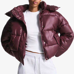 Chaqueta Clásica de Nailon para Mujer con Cierre Completo, Estilo Urbano, Abrigo Cálido y Cómodo, Chaqueta Personalizada OEM 2026 - Product Image 1