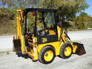 รถตักล้อยาง JCB 1CX มือสอง รถตักขนาดเล็ก รถตักแบคโฮขนาดกะทัดรัด บุ้งกี๋หน้า เครื่องยนต์ TCM ดีเซล รถตักไม้ซุง อุปกรณ์ก่อสร้าง - Product Image 2