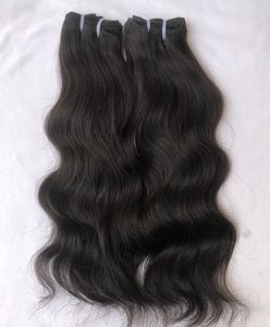 Top 100% Paquets de Vague Naturelle Noire Double Trame à Cuticules Alignées Qualité Supérieure Extensions de Cheveux Humains Vierges Fournisseur Indien - Product Image 6