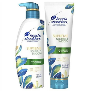 Champú Head & Shoulders Extra Volumen Nutritivo e Hidratante Anticaspa con Control de Grasa para Cabello Rizado Refrescante - Product Image 2