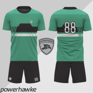 Uniforme de fútbol con patrón elegante de moda Conjunto completo con logotipo personalizado Nombre del equipo Tamaño Color para niños adultos - Product Image 4