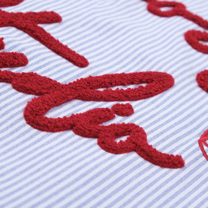 OEM ODM Boxy Oxford Chemise boutonnée à manches courtes imprimée et brodée sur mesure et respirante fabriquée au Vietnam pour hommes et femmes - Product Image 4