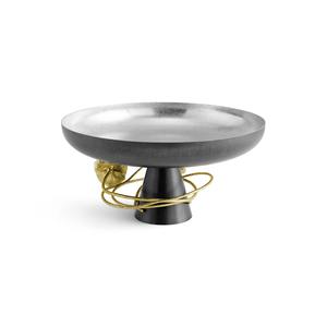 Luxury Sculpted Metal Decorative Bowl for Stylish Home Decor and Refined <b>Tabletop</b> <b>Display</b> - Product Image 3