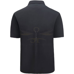 100% coton hommes pour Polo T-Shirt couleur unie grande taille été respirant tricoté conception vierge confortable pour les adultes porter - Product Image 2