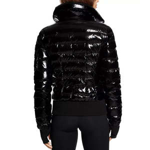 Chaqueta Acolchada de Alta Calidad para Mujer, Chaqueta de Invierno con Cuello Alto de Poliéster para Exteriores, Ropa de Abrigo Cálida y Moderna al por Mayor - Product Image 6