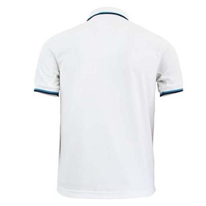Camiseta de polo ajustada con media cremallera para hombre, camiseta de golf de manga corta de punto de algodón 100%, ropa informal de verano de Color blanco - Product Image 6