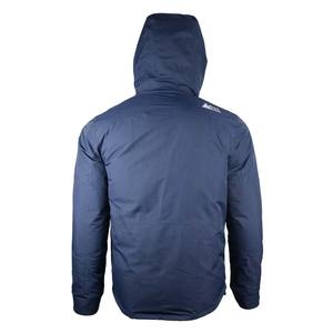 Veste parka d'hiver enduite avec capuche pour hommes, style décontracté à fermeture éclair - Product Image 1