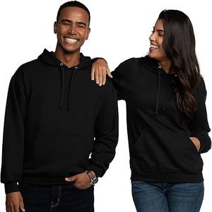 Sudadera con Capucha Personalizada para Hombre, Estilo Casual de Invierno, 100% Algodón, Forro Polar Térmico, Manga Larga, Color Sólido, Bolsillos Grandes - Product Image 1