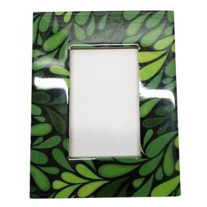 Haute qualité meilleure vente indien fabriqué à la main article prix de gros produit conception personnalisée corne os photo cadre photo résine bois - Product Image 1