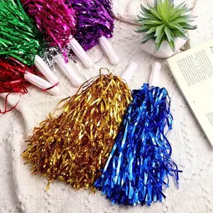 <span class=keywords><strong>Pompones</strong></span> divertidos <span class=keywords><strong>de</strong></span> animadora <span class=keywords><strong>pompones</strong></span> <span class=keywords><strong>de</strong></span> animadora flores <span class=keywords><strong>de</strong></span> mano <span class=keywords><strong>pompones</strong></span> <span class=keywords><strong>de</strong></span> <span class=keywords><strong>papel</strong></span> <span class=keywords><strong>de</strong></span> aluminio metálico <span class=keywords><strong>para</strong></span> adultos equipo deportivo espíritu animando fiesta - Product Image 1