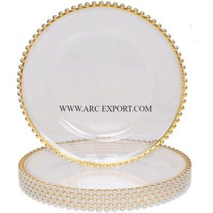 Placa de cargador de decoración de mesa de diseño maravilloso, placa de cargador de servicio de comida de cafetería y restaurante de calidad Superior y placa de exhibición - Product Image 1