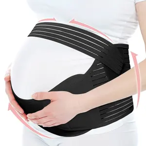 Ikat perut ibu hamil, sabuk pendukung kehamilan dapat diatur dan bernafas untuk nyeri punggung