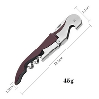 HXY ouvre-bouteille hippocampe en acier inoxydable personnalisé tire-bouchon ouvre-bouteille combiné personnalisé serveurs ouvre-bouteille de vin cadeau de noël