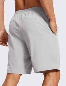 <b>Men's</b> Double Layer Workout Running <b>Shorts</b> Comfort <b>Elastic</b> <b>Waistband</b> Quick Dry Gym Jogging <b>Shorts</b> 2 Layers Solid 2-in-1 <b>Shorts</b> - Product Image 2