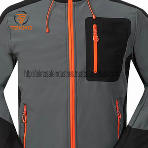 Chaqueta Softshell para hombre hecha a medida Diseño de logotipo de fabricación profesional Estilo de calle disponible en diferentes colores de invierno - Product Image 5