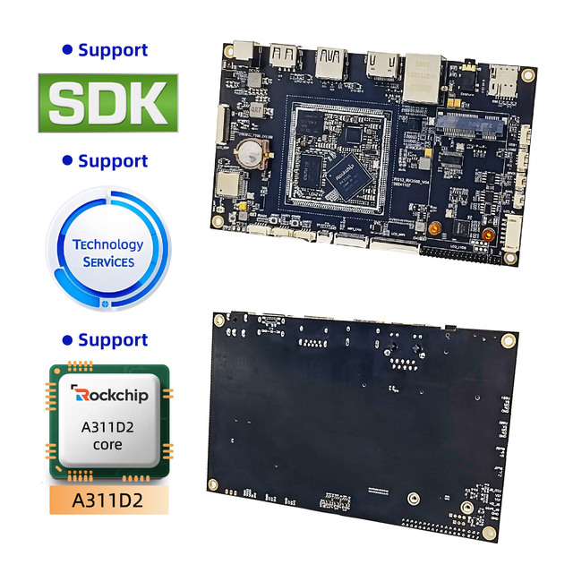 Custom RG34 Amlogic A311D2 Arm Development Board, CPU Server, Android Integrated Board