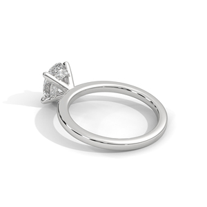 Bague ovale de luxe en or 18 carats et diamants, moissanite VVS Ice Out avec bijoux fins de laboratoire pour femmes, pour mariage et soirée - Product Image 2