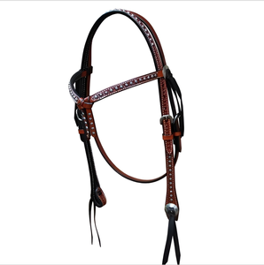Cabestros Exclusivos de Primera Calidad para Caballos Western, Cuero Duradero, Costuras Elegantes, Ajuste Completo, Color y Tamaño Personalizables, para Carreras - Product Image 1