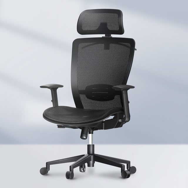 OEM Ergonomic Office Chair High Back Mesh Swivel Computer Chair Office Desk Chairs with Wheels Adjustable Headrest/90-130°