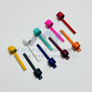 Navaja de Afeitar de Alta Calidad para Adelgazar el Cabello, de Acero Inoxidable, con Anillo para el Dedo, Azul, para Uso Profesional en Salones y Barberías - Product Image 6