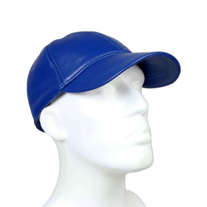 Bon marché, casquette d'hiver en cuir véritable pour hommes, chaude, classique, personnalisée, service Oem, casquettes en cuir à vendre - Product Image 2