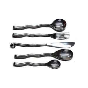 Vente en gros solide au prix le plus bas de service de couverts de Noël Coffret cadeau de couverts de luxe en acier inoxydable argenté de haute qualité - Product Image 5