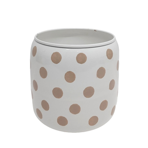 Jardinière ronde en fer de qualité supérieure, pot de jardin de forme ovale de couleur noir mat pour mariage et décoration extérieure, vente en gros - Product Image 6