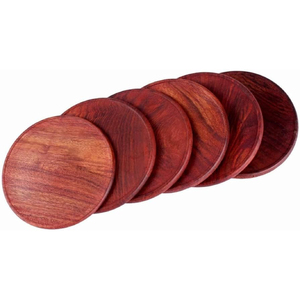Mini posavasos de madera en forma de paleta, posavasos de madera, diseño único para el hogar y la decoración de la Mesa, posavasos duraderos para bebidas al por mayor - Product Image 3