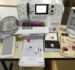 Máquina de Coser, Acolchar y Bordar B-E-R-N-I-N-A B 570 Q-E T-u-l-a Rosa con B-S-R - Product Image 5