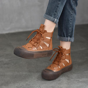 Mocassins à plateforme pour femmes, semelle épaisse, style décontracté, pour le bureau et la mode quotidienne, chaussures de style streetwear - Product Image 3