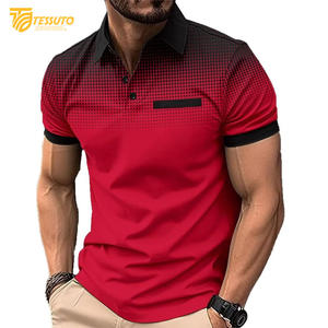 Haute qualité hommes pour polo dernière conception respirant tenue décontracté bas quantité minimale de commande personnalisé grande taille Options personnalisables - Product Image 5