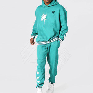 Chándal de Verano para Hombre, Talla Grande, Ligero, Holgado, 100% Algodón, con Logotipo Personalizado - Product Image 2