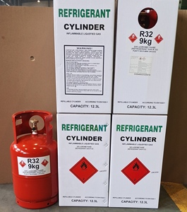 Usine exportation <span class=keywords><strong>R32</strong></span> <span class=keywords><strong>gaz</strong></span> réfrigérant 9kg bouteille rechargeable haute qualité AC <span class=keywords><strong>gaz</strong></span> réfrigérant <span class=keywords><strong>R32</strong></span> à vendre - Product Image 1