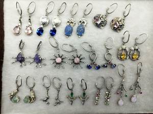 Pendientes Colgantes Hechos a Mano en Plata de Ley 925 para Mujer |   Joyería de Piedras Preciosas de Moda al por Mayor - Product Image 6