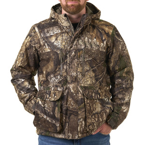 เสื้อแจ็คเก็ตยุทธวิธีแบบมีฮู้ด Guide PRO ผ้าซอฟต์เชลกันน้ำ ลายพรางแบบกำหนดเองสำหรับนักล่า ชุดยุทธวิธีลายพรางสำหรับการล่าสัตว์ - Product Image 1