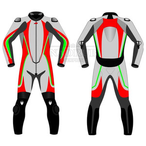 Costume de moto personnalisé en cuir Original 100% du service OEM vêtements d'entraînement combinaison de course de moto - Product Image 3