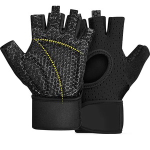 Guantes de levantamiento de pesas personalizados de alta calidad a la moda guante de entrenamiento guantes de levantamiento de pesas de gimnasio de alta calidad - Product Image 4