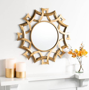 Miroir mural en métal pour les intérieurs de villas luxueuses, les espaces de galerie, les salles d'exposition cadrées, les zones résidentielles élégantes - Product Image 5