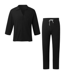 100% High Quality Winter Men Shirt <b>Sets</b> 100% Polyester Custom Drawstring Closure Custom Colors & Sizes for Sale - Product Image 1