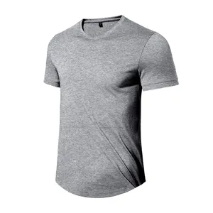 다음 레벨 의류 대형 도매 코튼 스포츠 무거운 사용자 정의 빈 라운드 넥 긴 소매 T 셔츠 남성