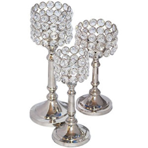 Set of 3 Round T-Light Votive Holders Premium Quality Mini <b>Small</b> Tabletop Ideal for Home Hotel Decor Elegant <b>Candle</b> Stands - Product Image 4