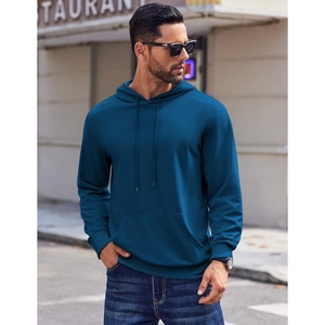 Sweat à capuche unisexe pour homme, logo personnalisé, hiver, haute qualité, 100% coton polaire, coupe-vent, streetwear OEM - Product Image 3