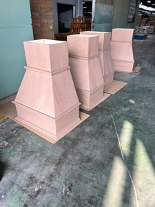 Cubierta de campana extractora de madera Cubierta de campana de ventilación de cocina elegante para Isla o estufa montada en la pared Cubierta de campana extractora de madera hecha a mano - Product Image 6