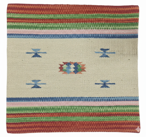 Funda de Cojín Cuadrada de 45x45cm, Diseño Floral, Tejida a Mano en Algodón Gris, Personalizada, Suave, para Todas las Estaciones, Extraíble, para Camping - Product Image 1