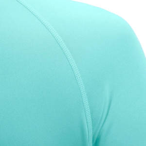 Camiseta de Algodón de Talla Grande, Manga Larga, Cierre de Cremallera de un Cuarto, Cuello Camisero, Transpirable, Ecológica, Informal, de Color Sólido, de Secado Rápido, a la Moda - Product Image 5