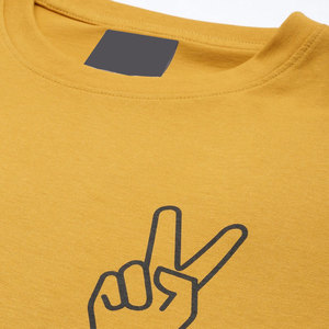 เสื้อยืดโอเวอร์ไซส์ผู้หญิง พิมพ์ลายกราฟิก ผ้าฝ้ายลำลอง แฟชั่นเสื้อหลวมๆ แขนสั้น ทรงหลวมไหล่ตก สำหรับฤดูร้อน รับสกรีนโลโก้ - Product Image 5