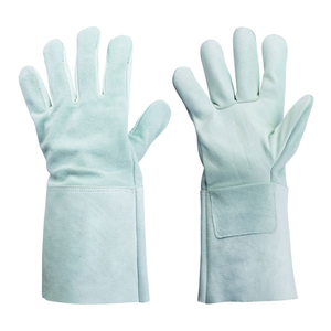 Guantes de soldadura de cuero de calidad superior material suave anti-calor cómodo precio al por mayor guantes de soldadura de tendencia superior - Product Image 1