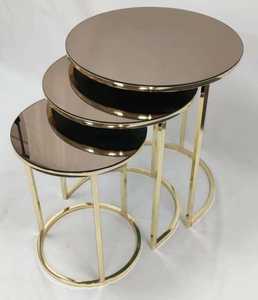 Ensemble de café et de table à manger gigogne de style antique Design pliable pour le salon, les hôtels et les bars pour le mobilier scolaire - Product Image 5