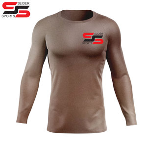 Personalice su propio logotipo Sublimado Manga completa Rash Guard Camisa de compresión Rash Guard para hombres - Product Image 1